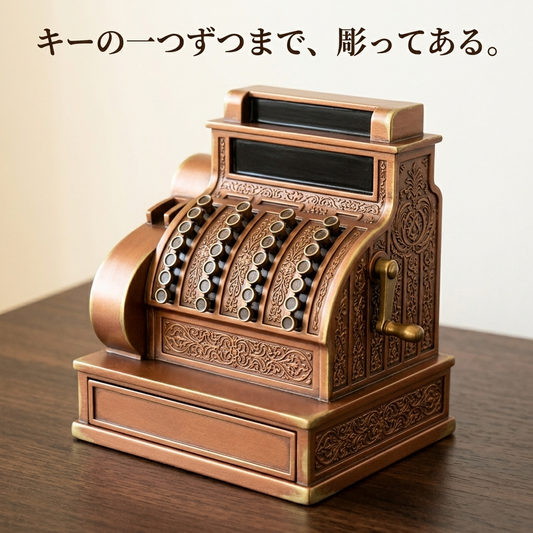 アンティーク・ミニチュアオブジェ(レジスター/蓄音機/カメラ/ランタン・全4種)