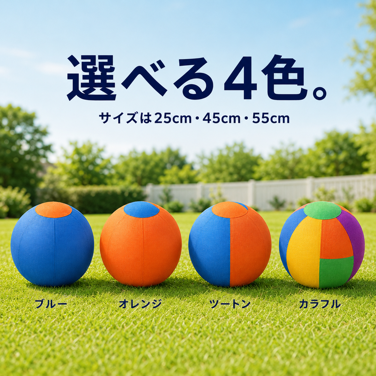 選べる4色 大型ハーディングボール