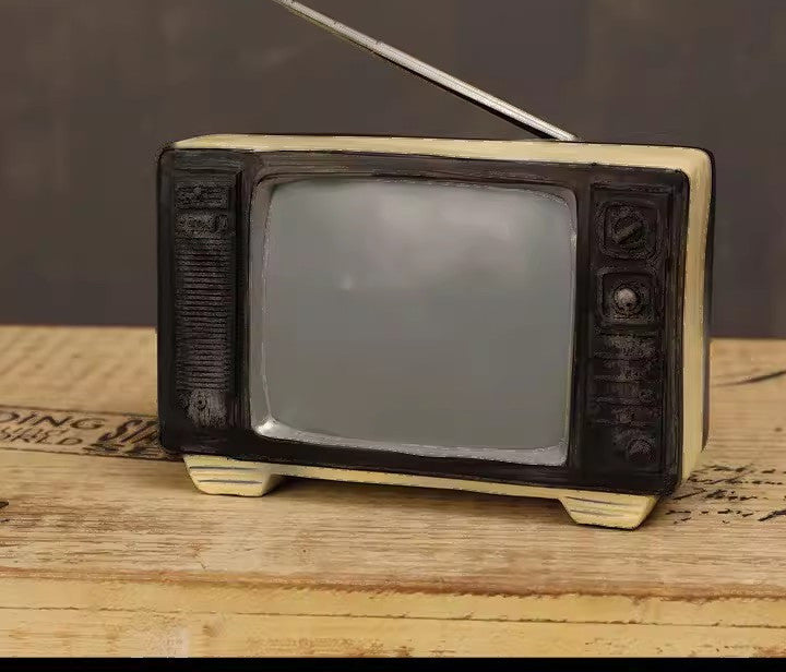 レトロテレビ アイボリー